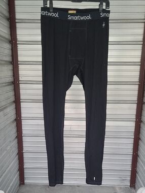 Smartwool Men’s Black Merino Base Layer Pants